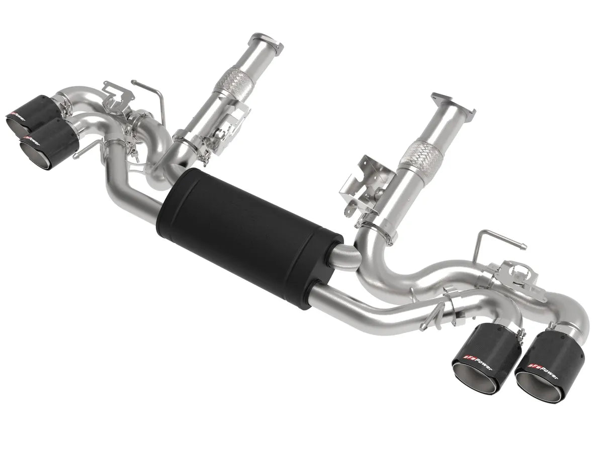 MACH Force-Xp 304 Stainless Steel Cat-Back Exhaust w/ Muffler Black (w/ NPP)