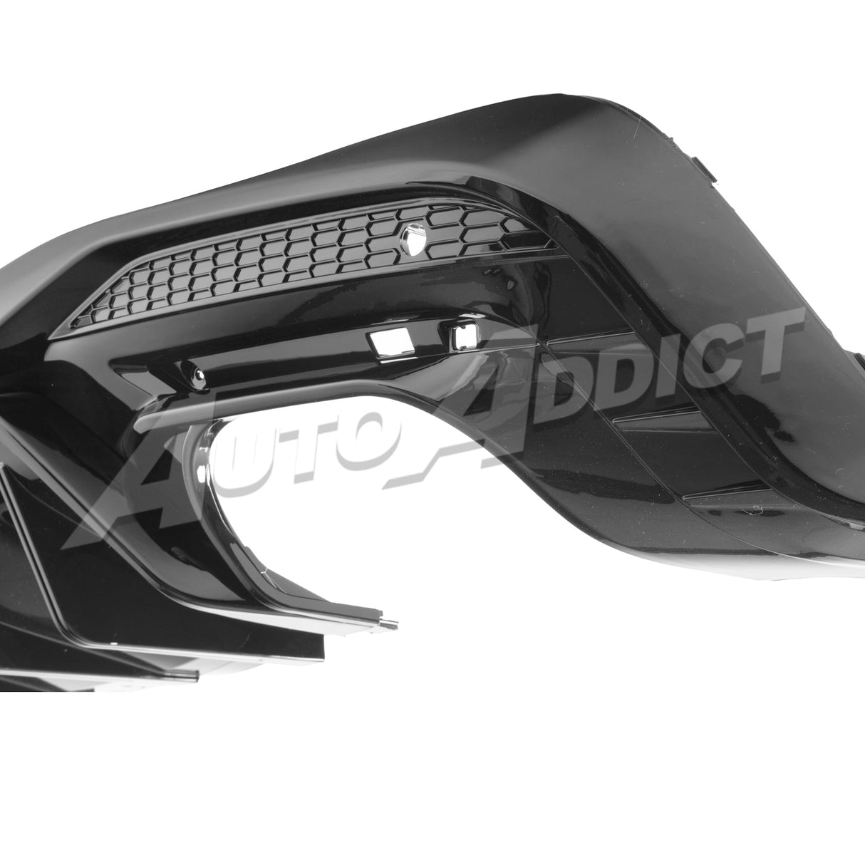 Difusor Trasero Negro Brillante para Ford Mustang Dark Horse 2024+ con Cuatro Salidas