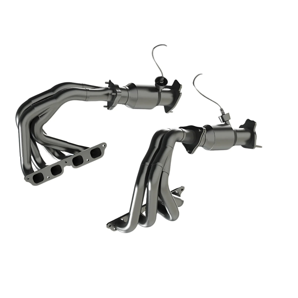 Múltiples colectores de escape Kooks Tri-Y con catalizadores de alto flujo Ultra-GREEN para Chevrolet Corvette C8 Z06 5.5L LT6 2023–2025 – Acero inoxidable de 1-7/8” a 2”