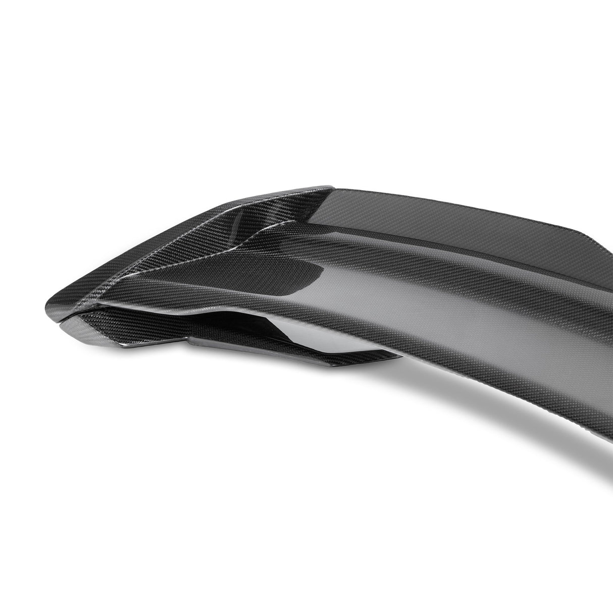 Alerón trasero de carbono brillante de 2 piezas para Ford Mustang S650 Dark Horse 2024+