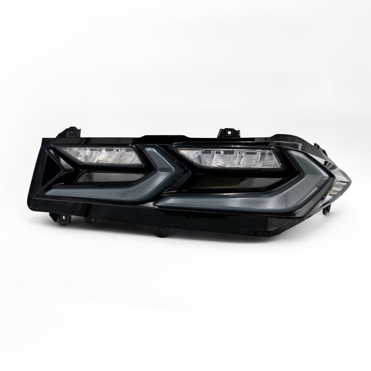 2020-2026 Corvette C8 Euro Smoke Style LED Taillights Amber Sequential Pair