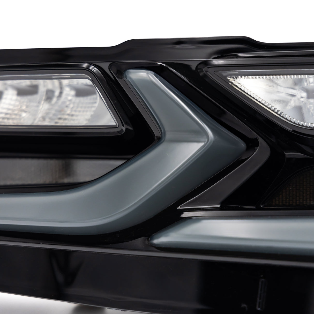 2020-2026 Corvette C8 Euro Smoke Style LED Taillights Amber Sequential Pair