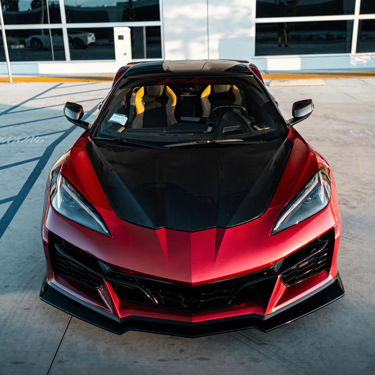 2020–2026 Corvette C8 Stingray to Z06 Track Package 15-Piece Full Front Bumper Conversion Kit