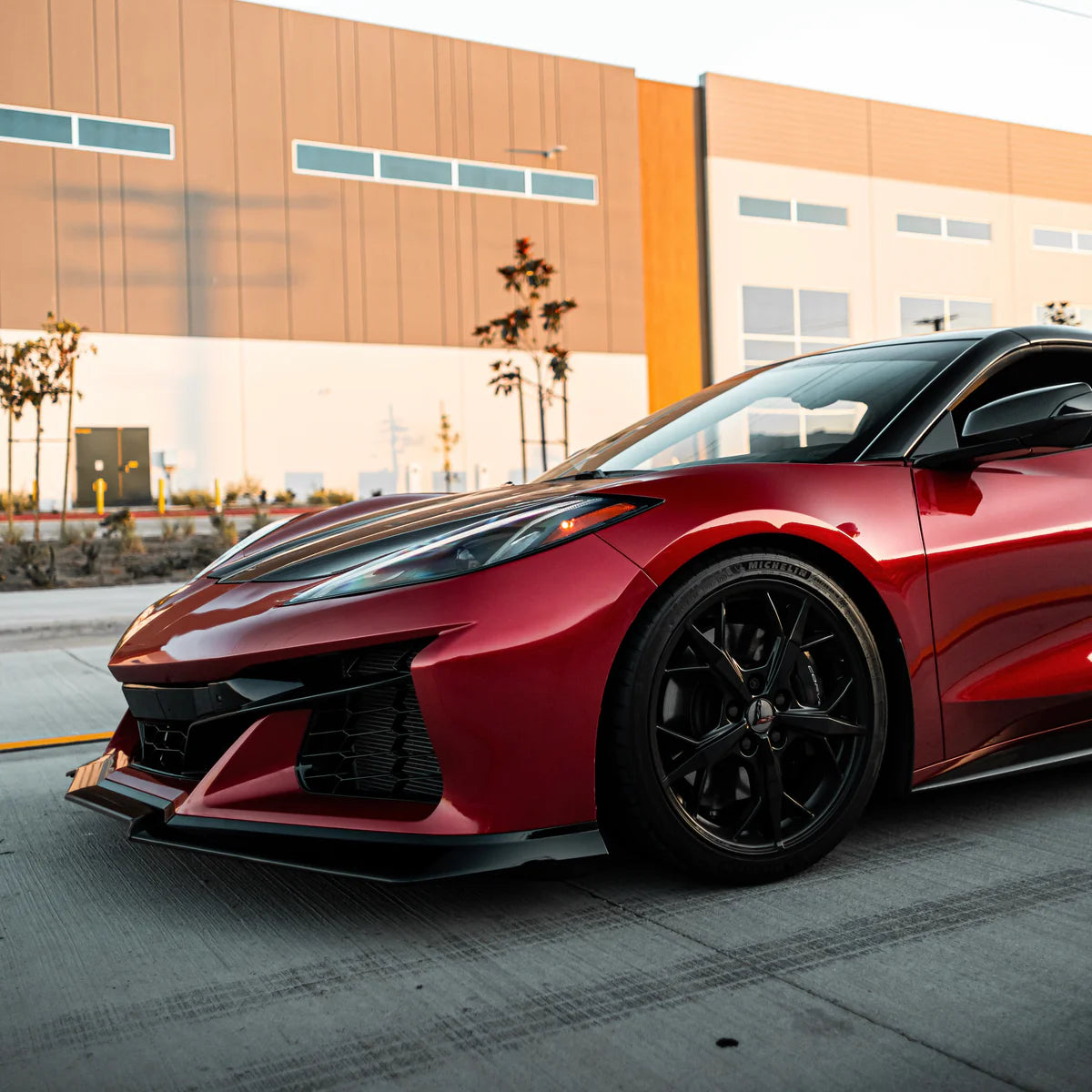 2020–2026 Corvette C8 Stingray to Z06 Track Package 15-Piece Full Front Bumper Conversion Kit
