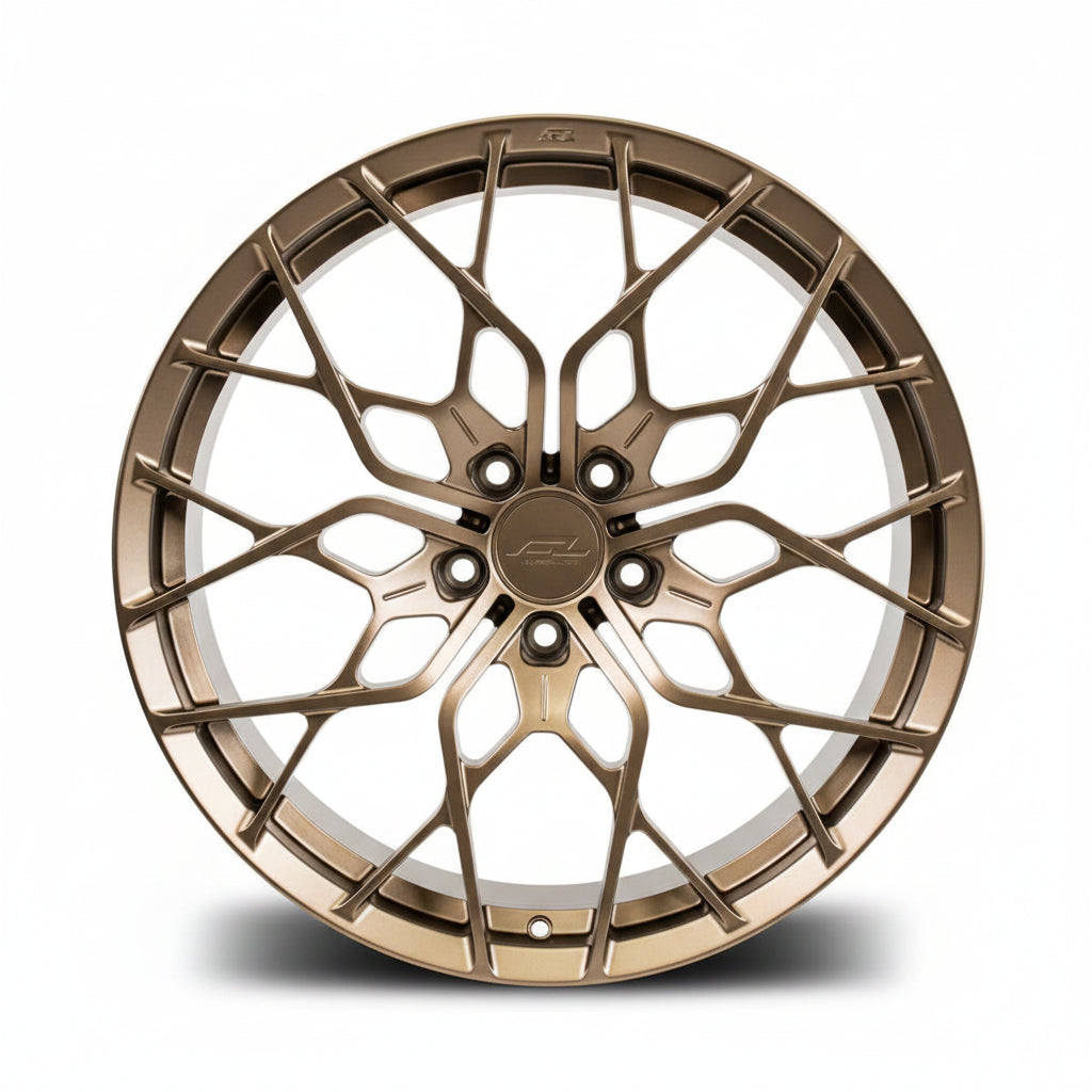 Forgedlite MC21 Satin Bronze Forged Wheels (20x10 Front / 21x13 Rear)