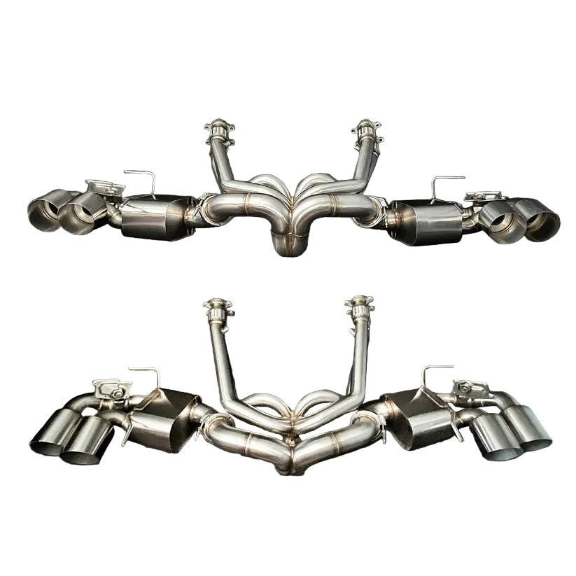 Concept 841 8-4-1 Equal Length Header + Cat-Back Exhaust System for 2020–2026 Chevrolet Corvette C8 Stingray & E-Ray 6.2L