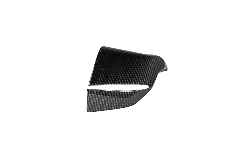 C8 Corvette Carbon Fiber Mirror Bottom Overlays (2020+)