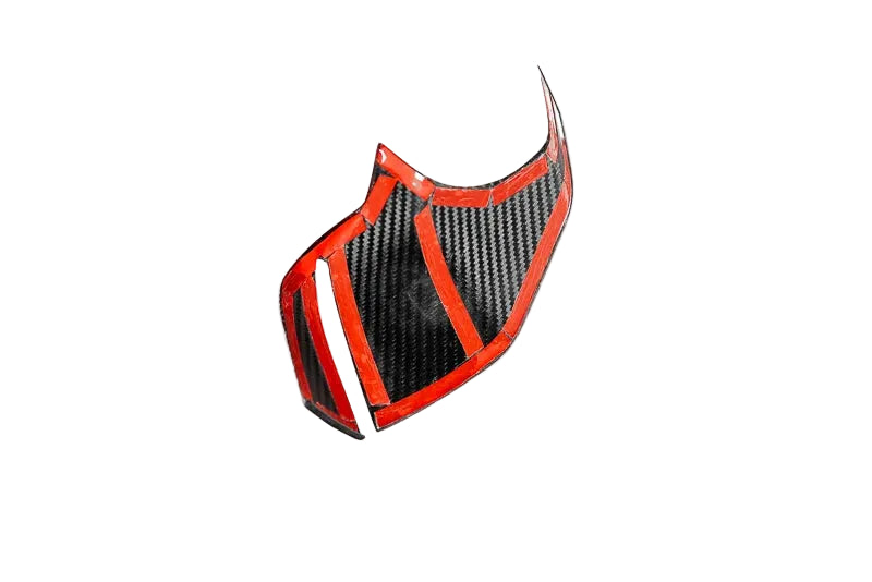 C8 Corvette Carbon Fiber Mirror Bottom Overlays (2020+)