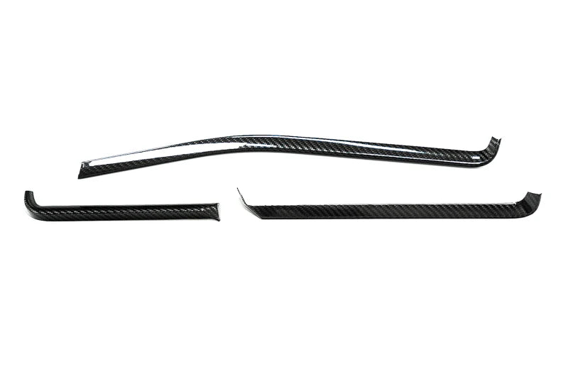 2020-2025 C8 Corvette Carbon Fiber Dash Interior Trim - 3 Piece Kit