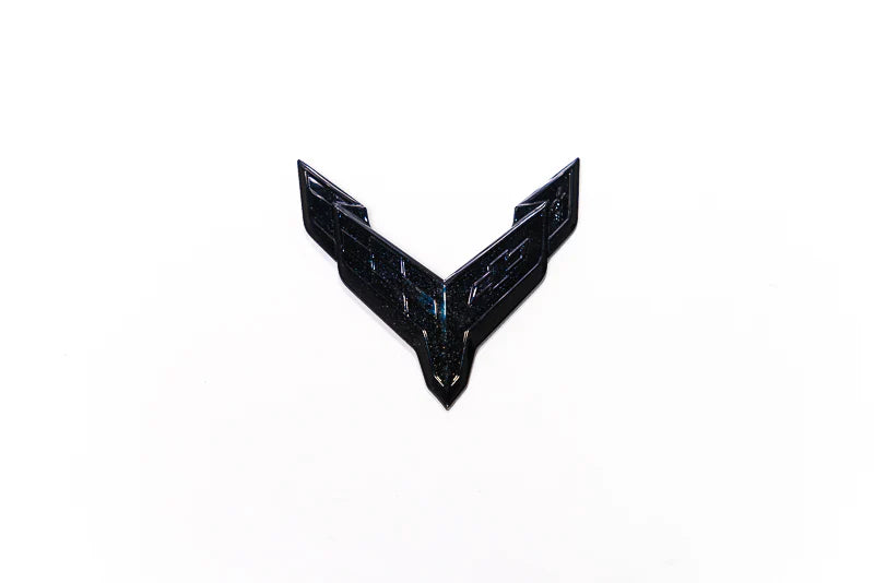 Corvette C8 Stealth Hood Emblem – Carbon Flash | OEM GM