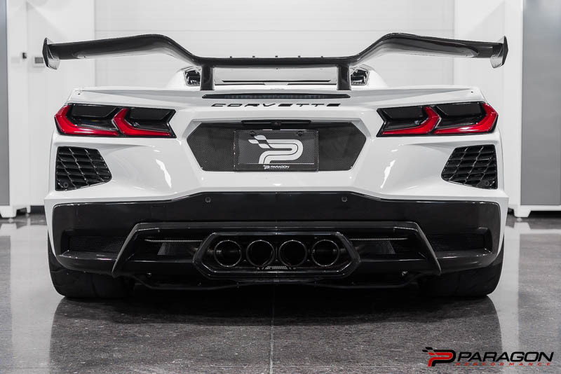 Corvette C8 Center Exit Rear Diffuser Conversion Kit