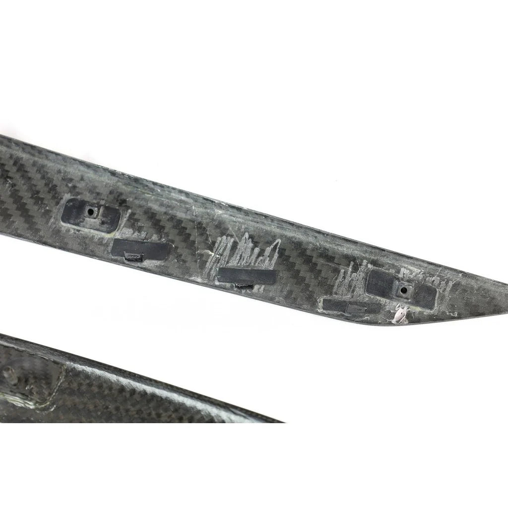 Paquete de manija de puerta y molduras de panel trasero de fibra de carbono para C8 Corvette