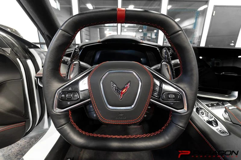 Corvette C8 Stingray Carbon Fiber Paddle Shifter Extenders