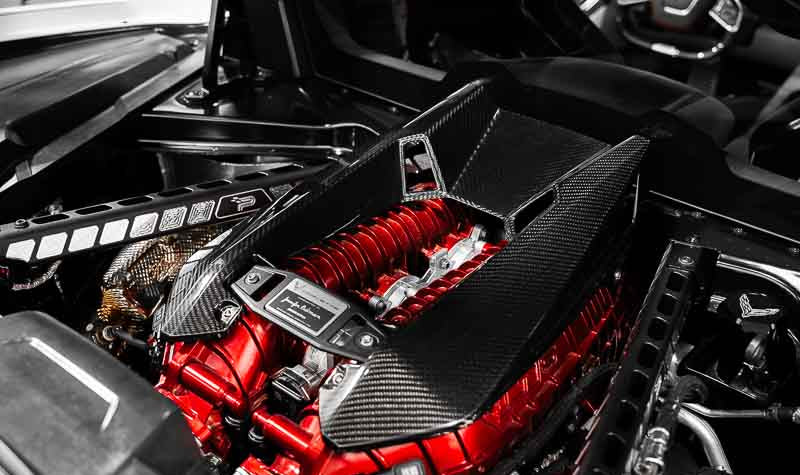 C8 Corvette Z06 LT6 Carbon Fiber Engine Cover