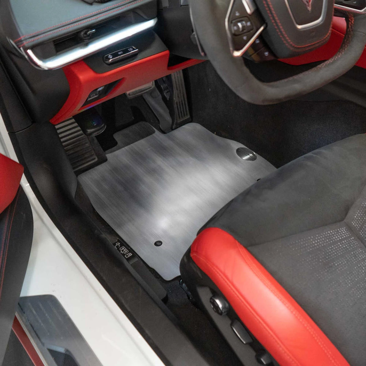 Corvette C8 Aluminum Floor Mats / Track Mats (2020+)