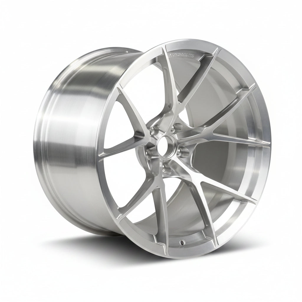Forgedlite MC5 Brushed Aluminum Forged Wheels (20x10 Front / 21x13 Rear)