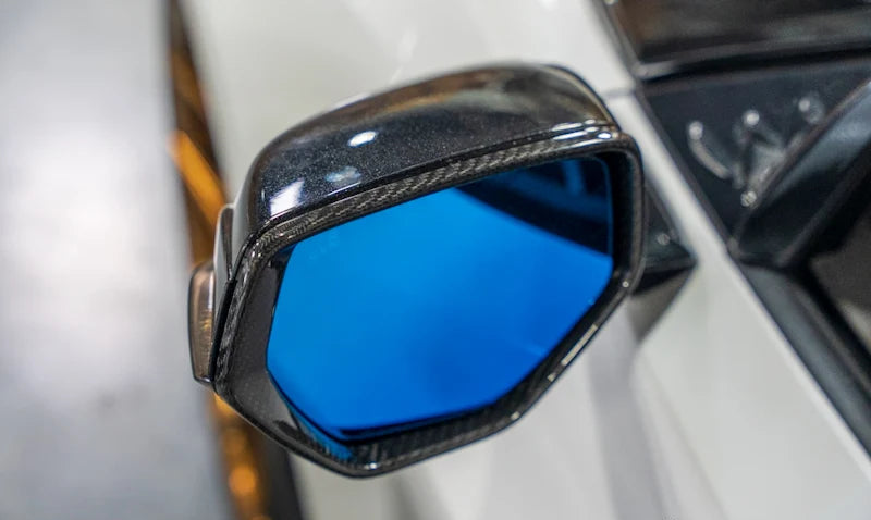 C8 Corvette Carbon Fiber Mirror Inlays – Left & Right