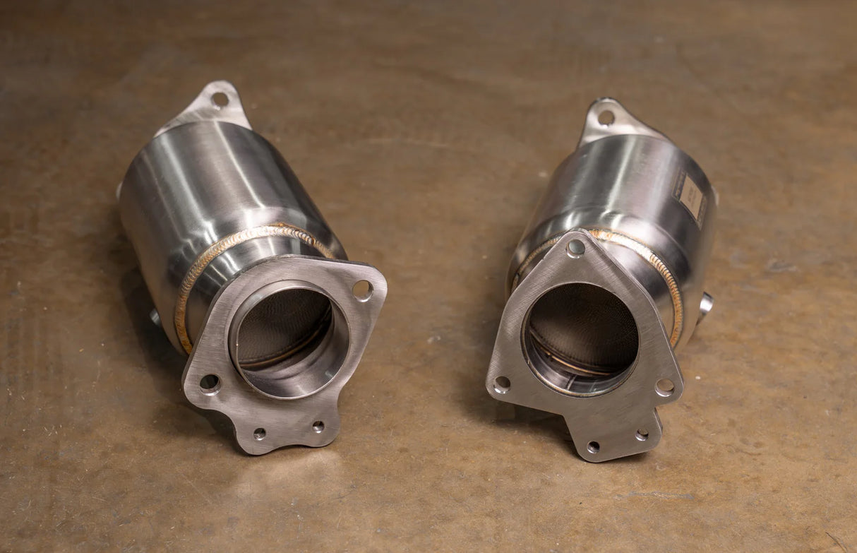 Valvetronic Chevy Corvette C8 / C8 Z06 Downpipes catalíticos de 400 celdas