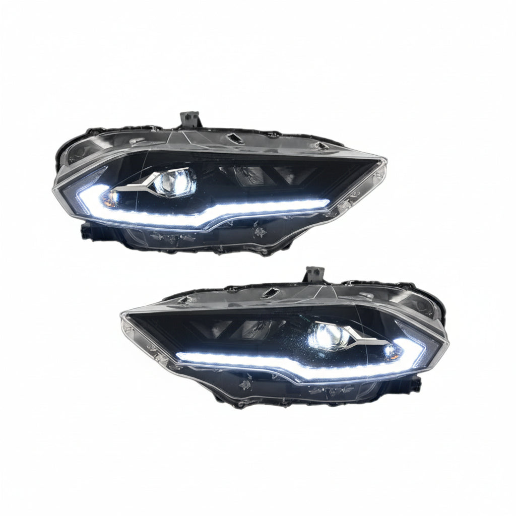 Faros delanteros LED JRX para Ford Mustang 2018-2023