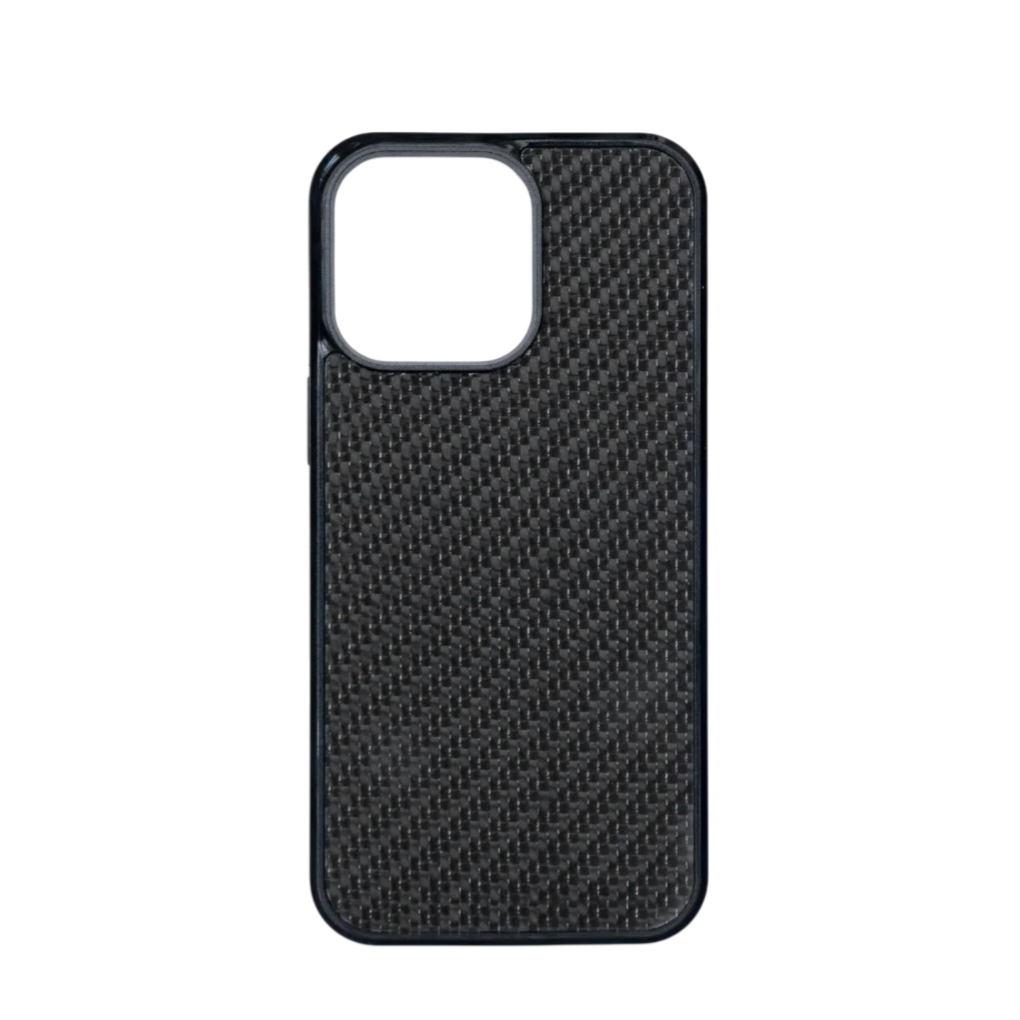 Funda de teléfono de fibra de carbono