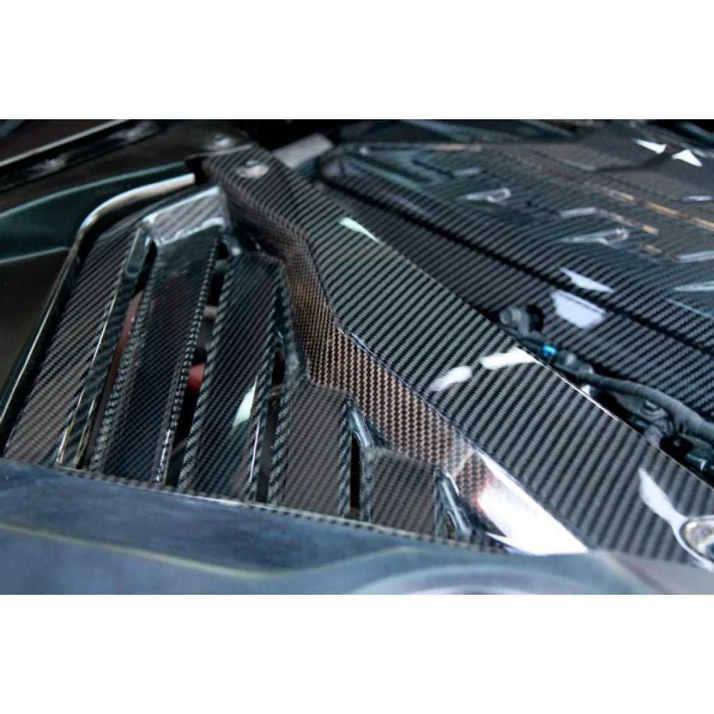 Chevrolet Corvette C8 Carbon Fiber Engine Plenum Cover & Appearance Panel Package