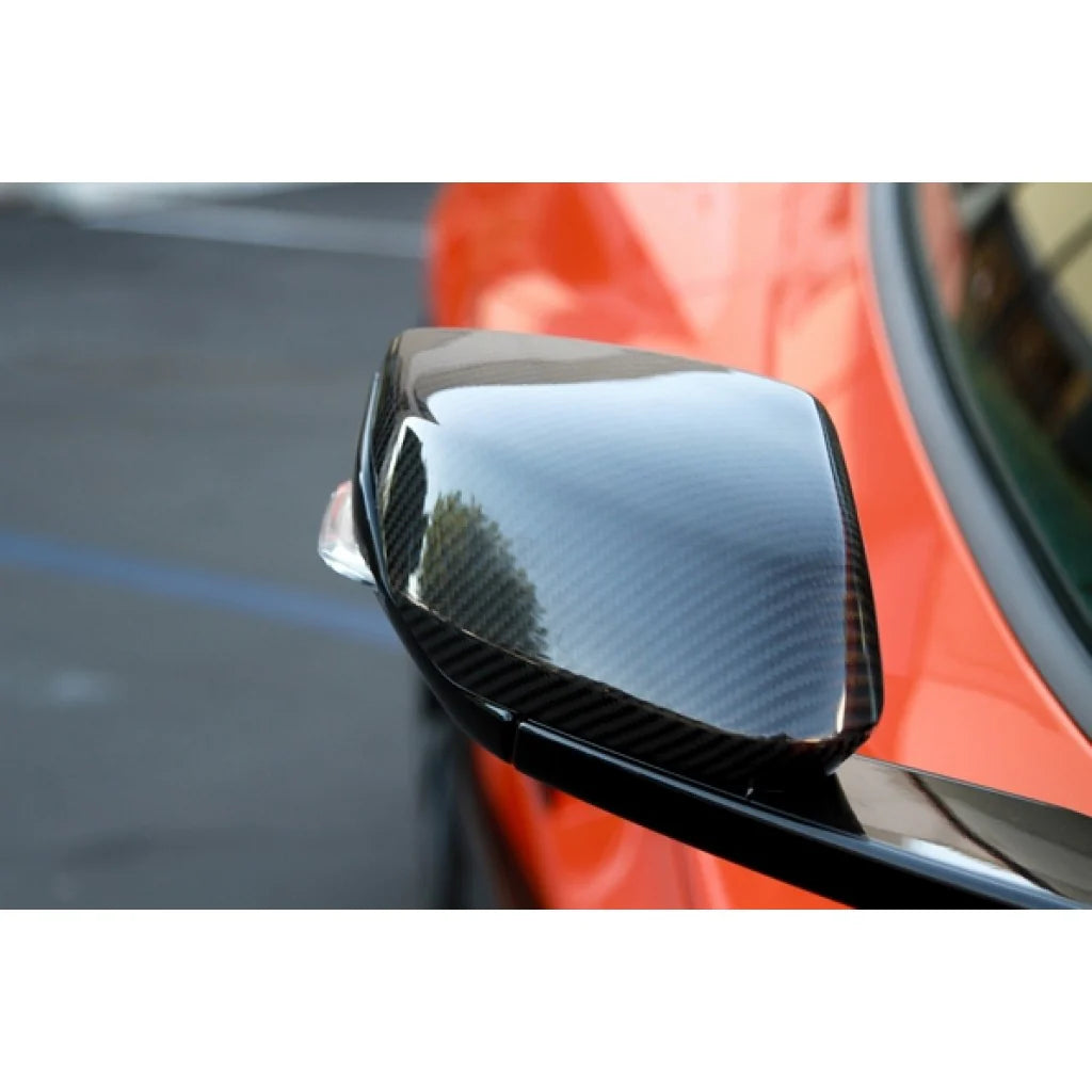 Carbon Fiber Replacement Mirror Covers for C8 Corvette