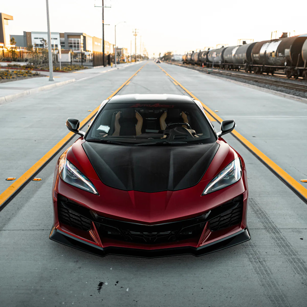 2020–2026 Corvette C8 Stingray to Z06 Track Package 15-Piece Full Front Bumper Conversion Kit