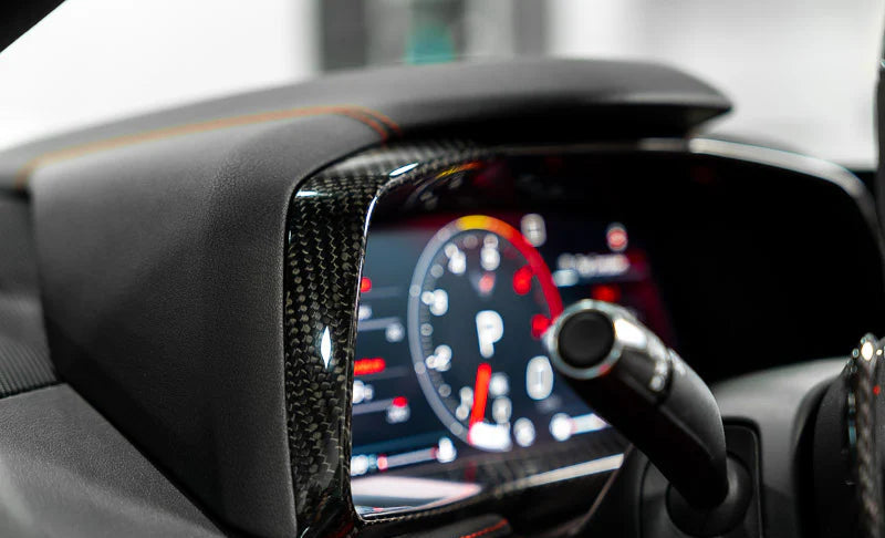 2020–2025 Corvette C8 Carbon Fiber Gauge Cluster Trim