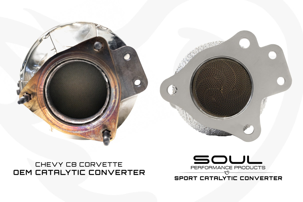 Corvette C8 Z06 SOUL Sport Catalytic Converters
