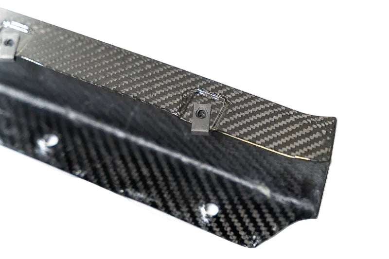 Verus Engineering Carbon Polyweave Front Splitter Kit with Carbon Fiber Air Dam - C8 Corvette