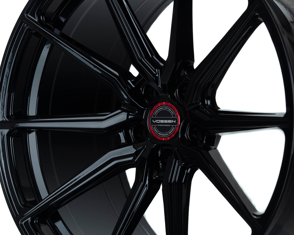 Vossen HF3 20x9 / 21x12 C8 Corvette Wheels – Gloss Black