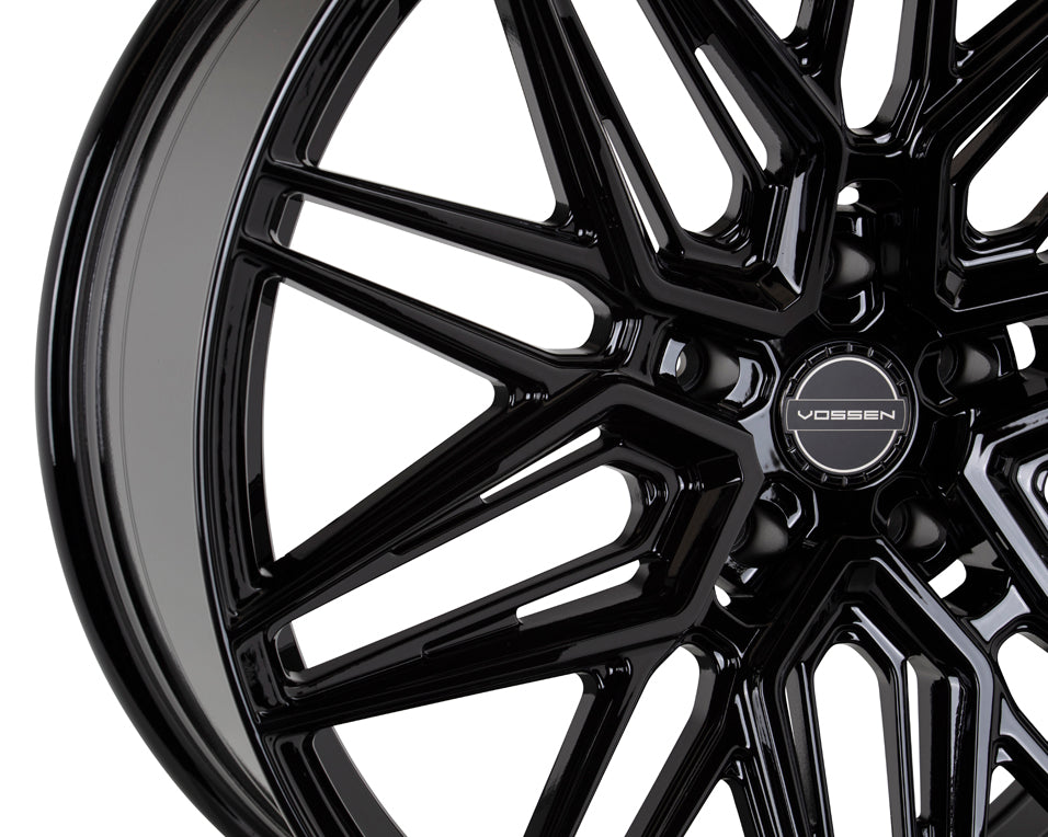 Vossen HF7 20x9 / 21x12 C8 Corvette Wheels – Gloss Black
