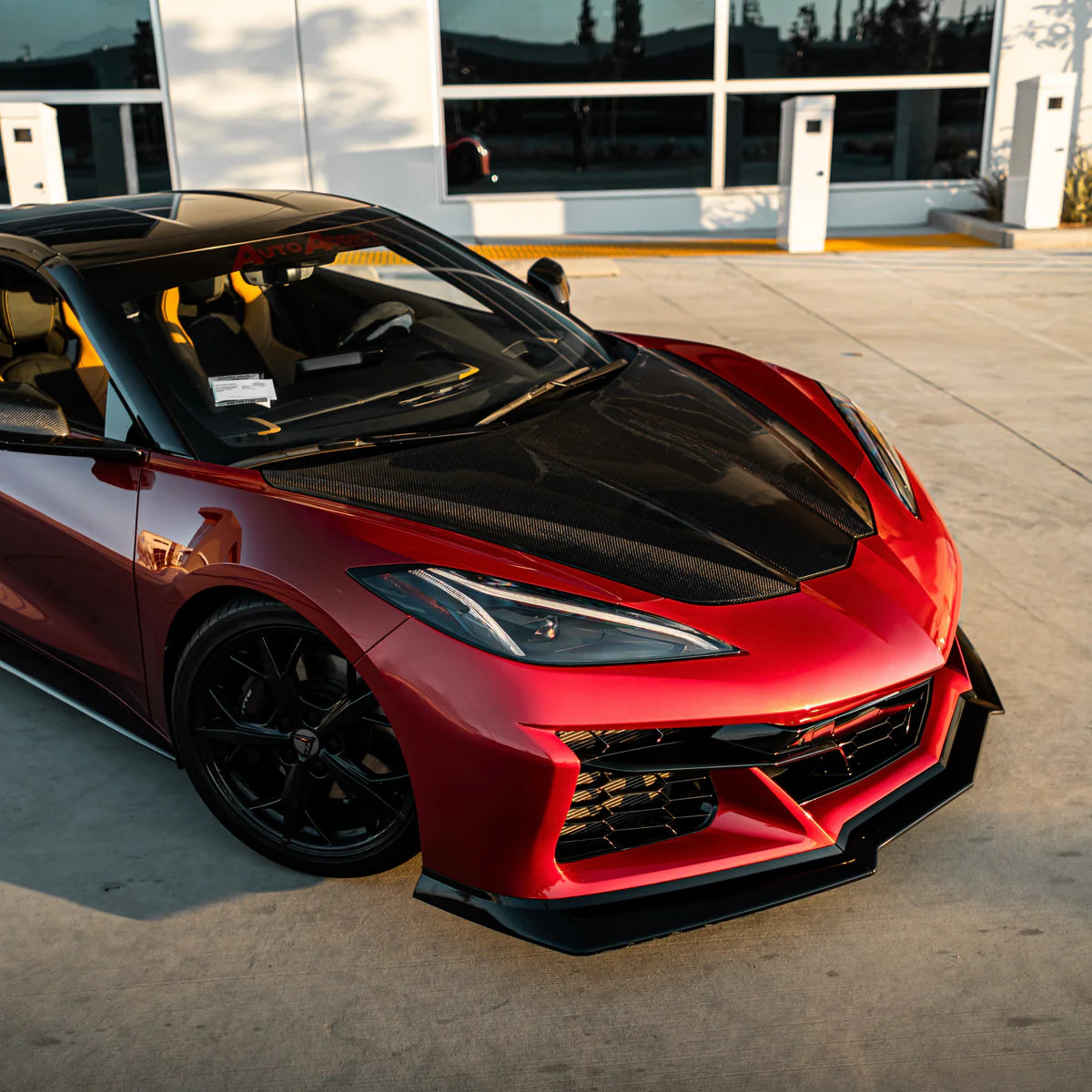 2020–2026 Corvette C8 Stingray to Z06 Track Package 15-Piece Full Front Bumper Conversion Kit