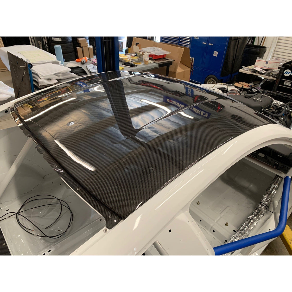 Reemplazo de techo de fibra de carbono seca para Ford Mustang 2015-2025