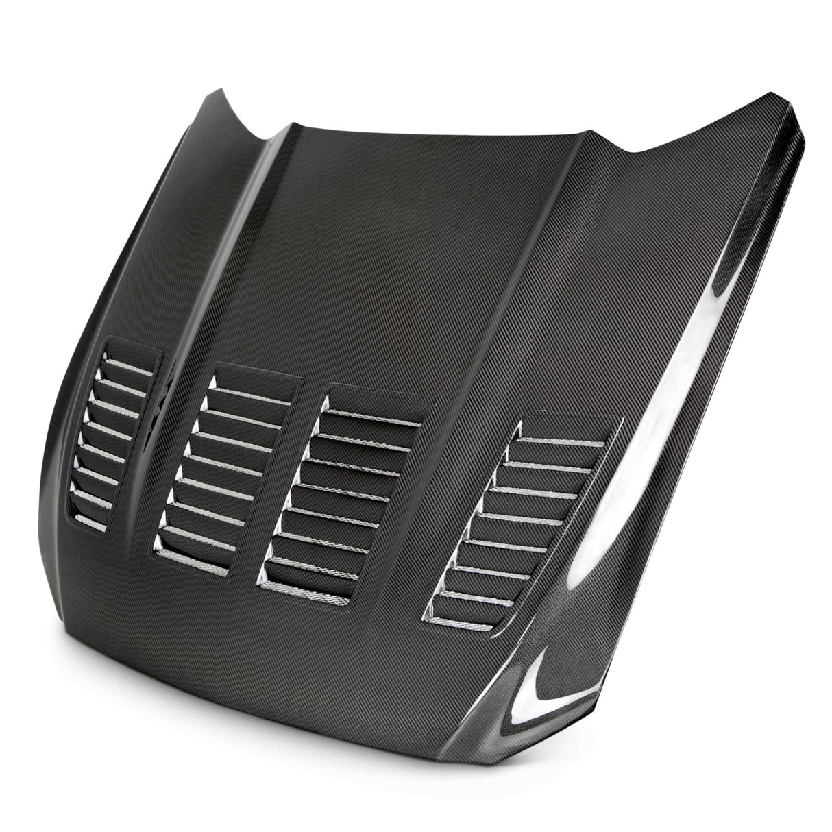 2015–2017 Ford Mustang Type-TW Double-Sided Carbon Fiber Hood