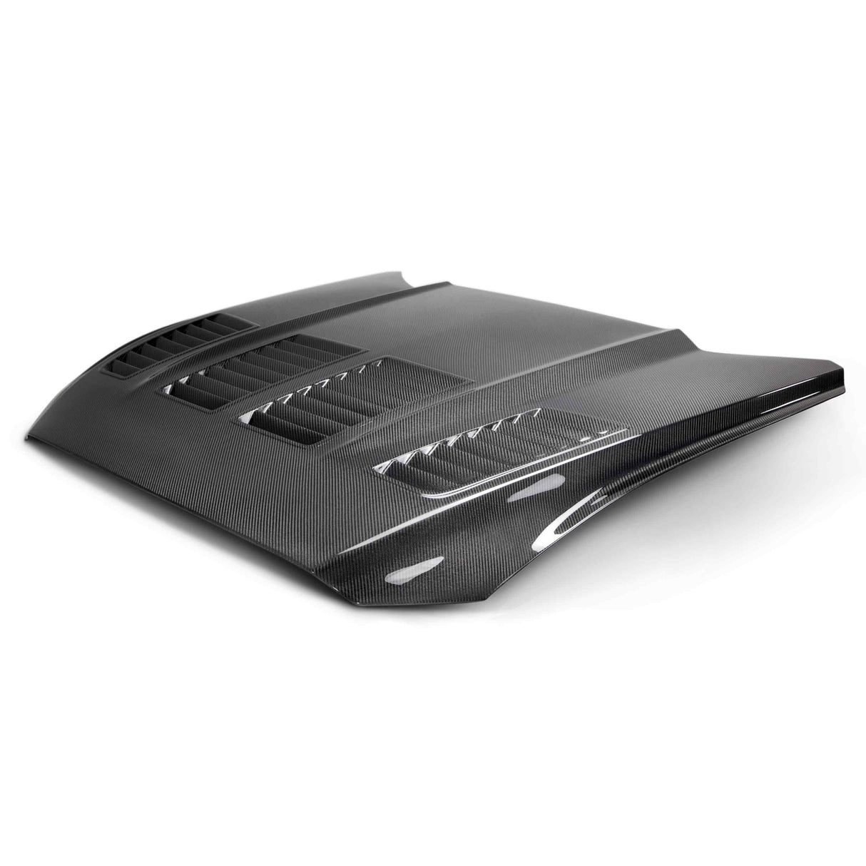 2015–2017 Ford Mustang Type-TW Double-Sided Carbon Fiber Hood