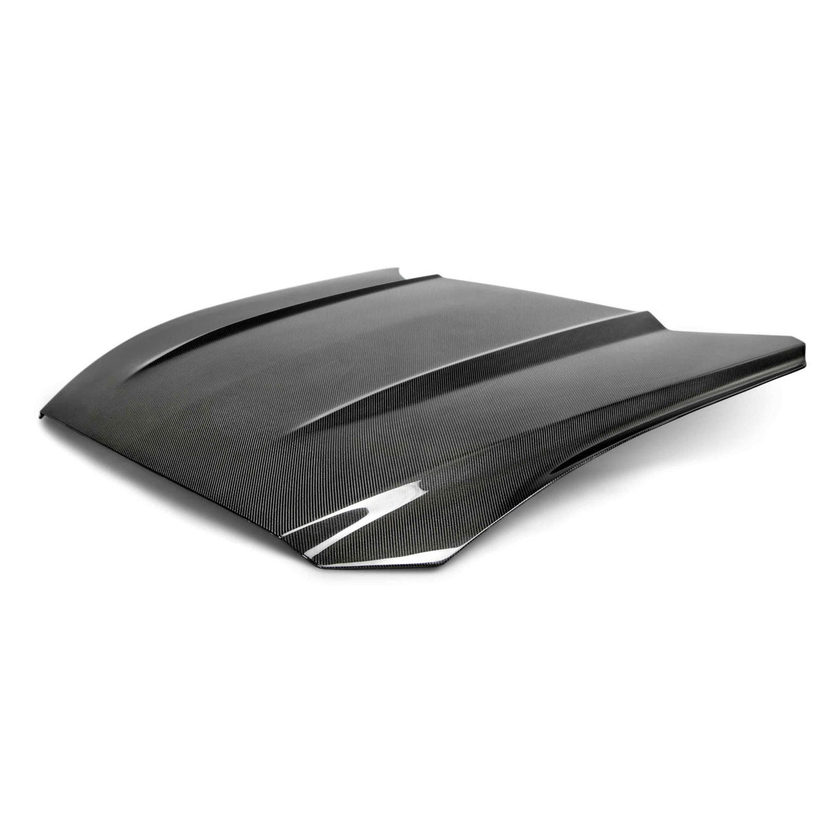 2015–2017 Ford Mustang Type-OE Double-Sided Carbon Fiber Hood (EcoBoost / V6)