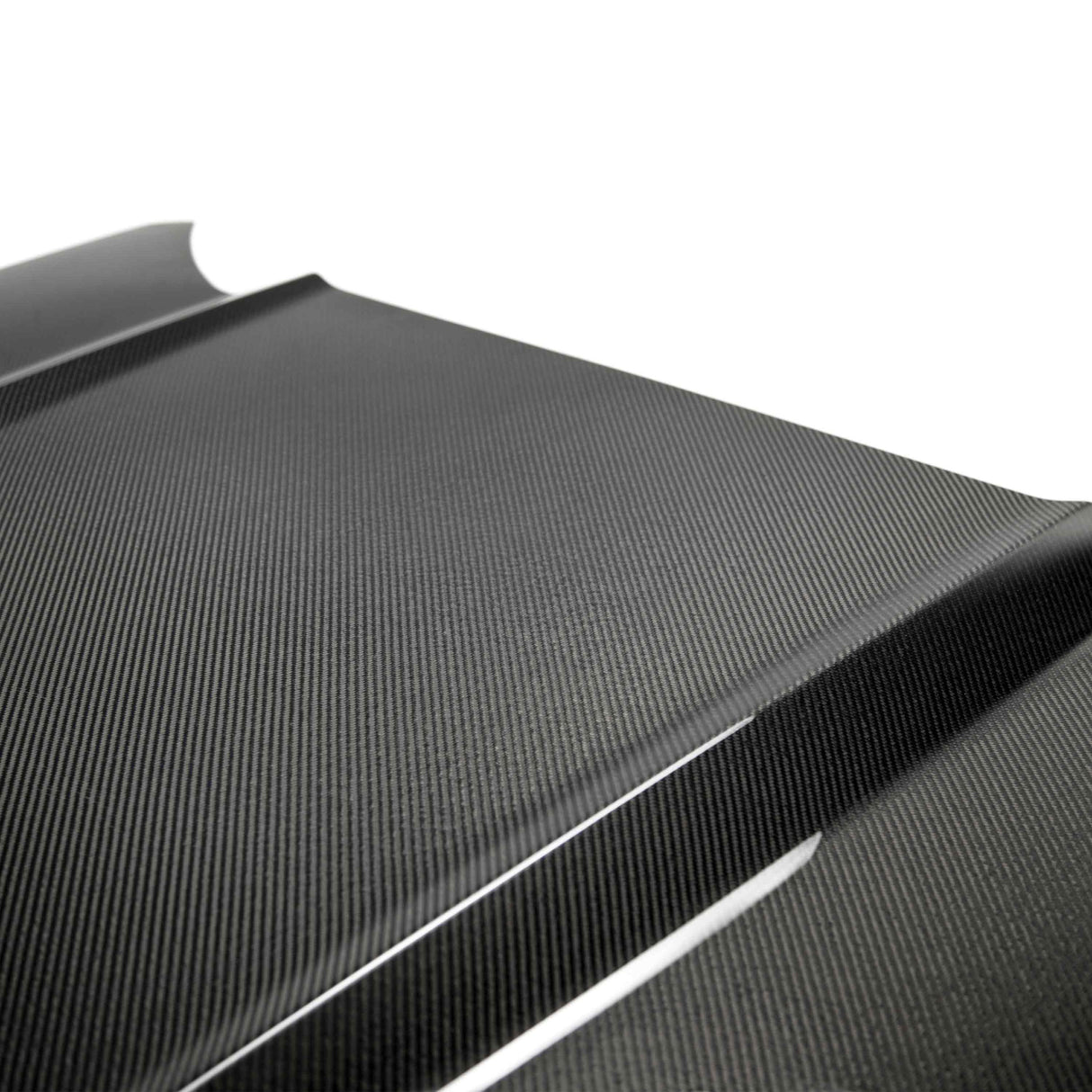 Capó de fibra de carbono de doble cara tipo OE (estilo GT con tomas de aire) para Ford Mustang 2015-2017