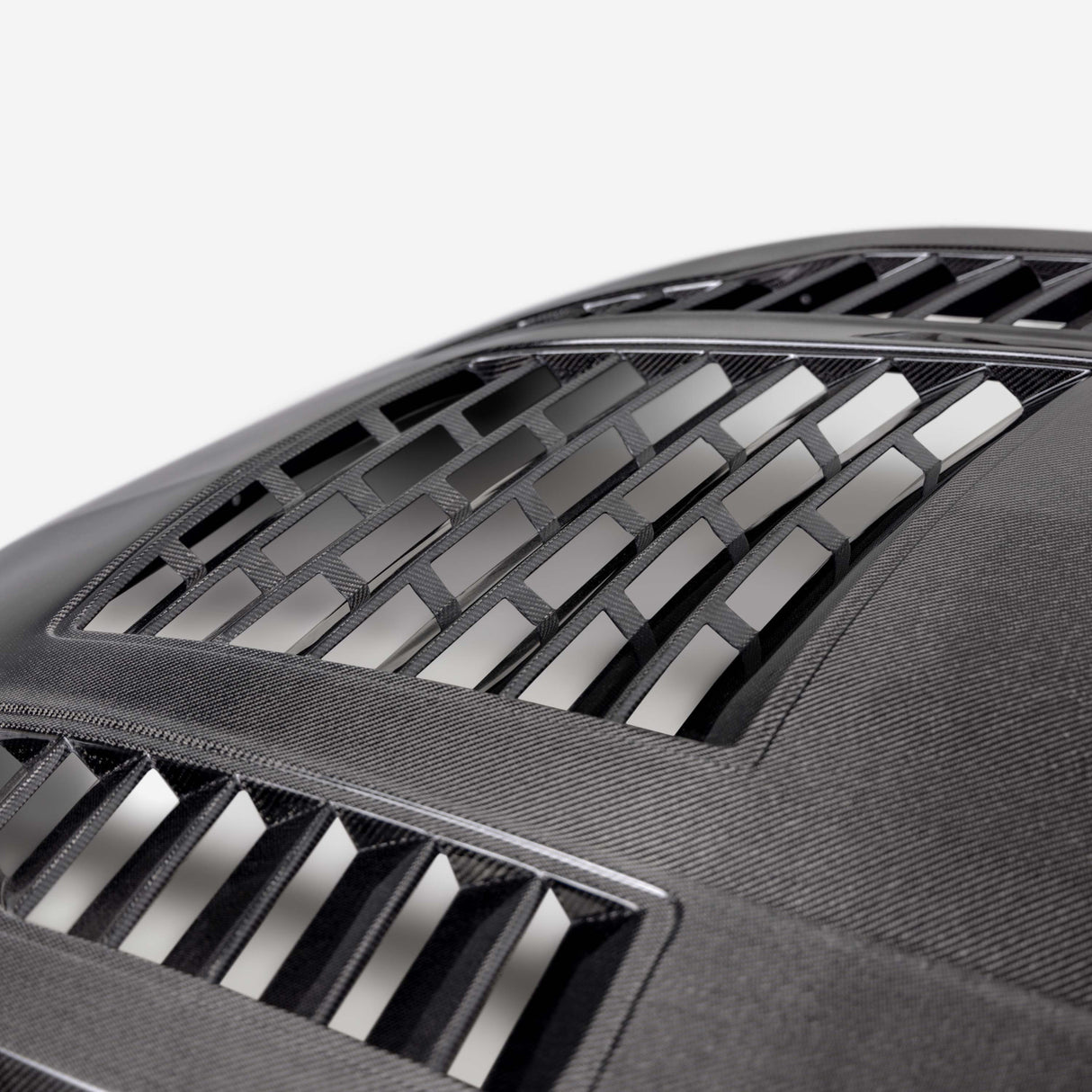 Capó de fibra de carbono de doble cara Type-GT4 para Ford Mustang 2024-2025