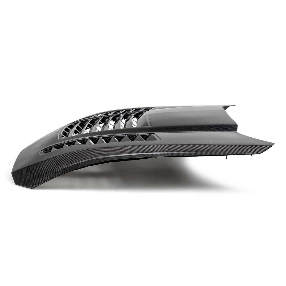 Capó de fibra de carbono de doble cara Type-GT4 para Ford Mustang 2024-2025