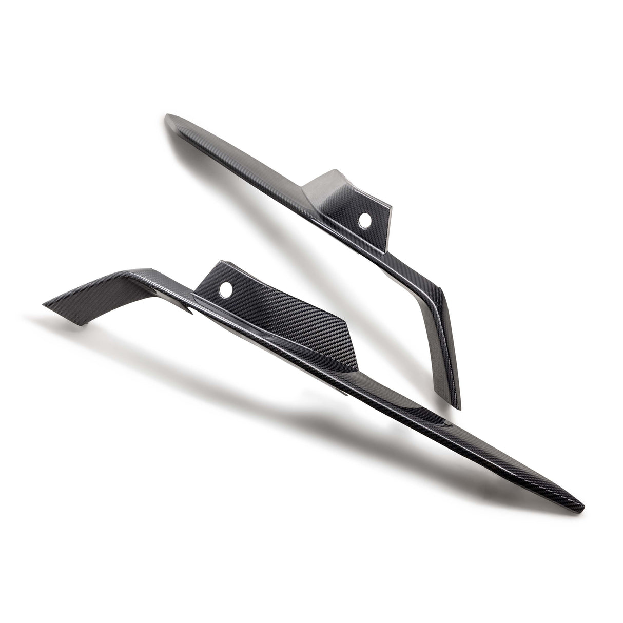 Carbon Fiber Upper Grille Deflectors for C8 Corvette Z06 (2023–2026)