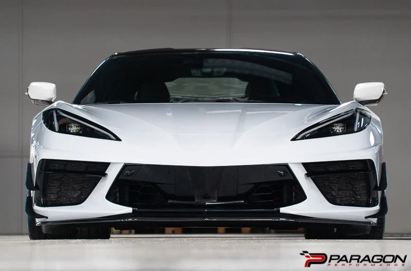 Corvette C8 Stingray Verus Engineering Carbon Flash Dual Element Canards