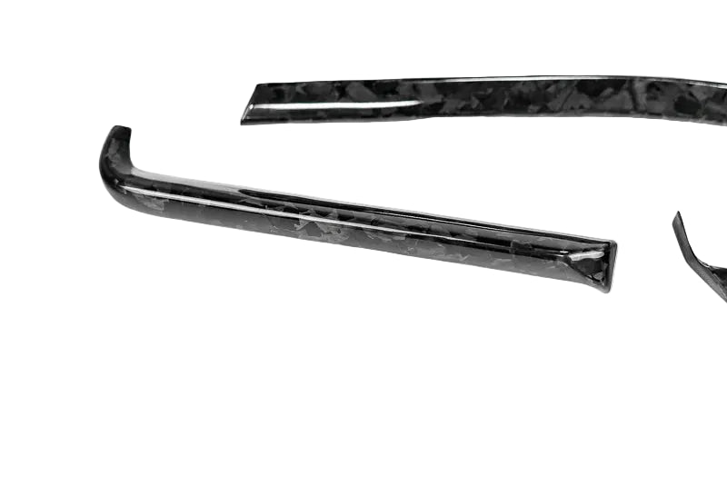 C8 Corvette Carbon Fiber Interior Trim - 3 Piece Kit - Red, Black, Forged