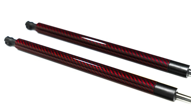 C8 Corvette Carbon Fiber Hood Struts - Red, Blue, Forged