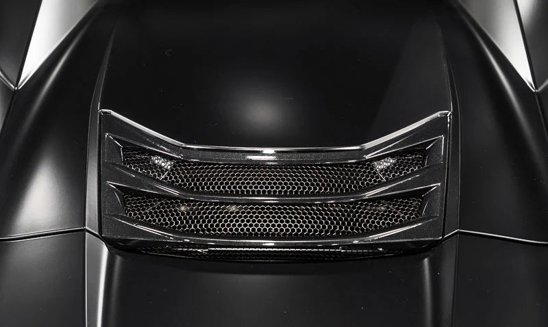 C8 Corvette Convertible Carbon Fiber Hatch Vent Overlay