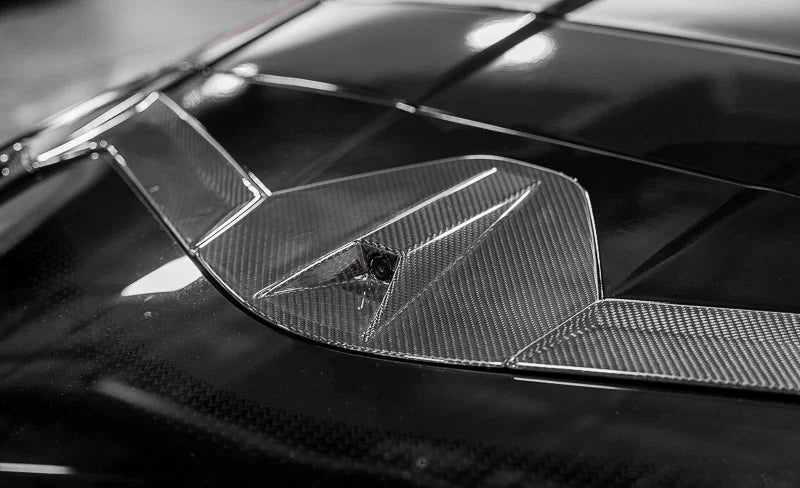 Corvette C8 Carbon Fiber Rear Camera Overlay – Coupe Only