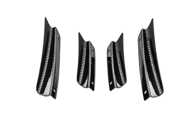 C8 Corvette Carbon Fiber Front Canards – 4PC