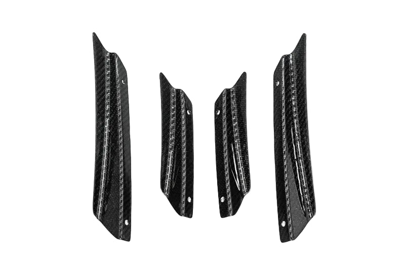C8 Corvette Carbon Fiber Front Canards – 4PC