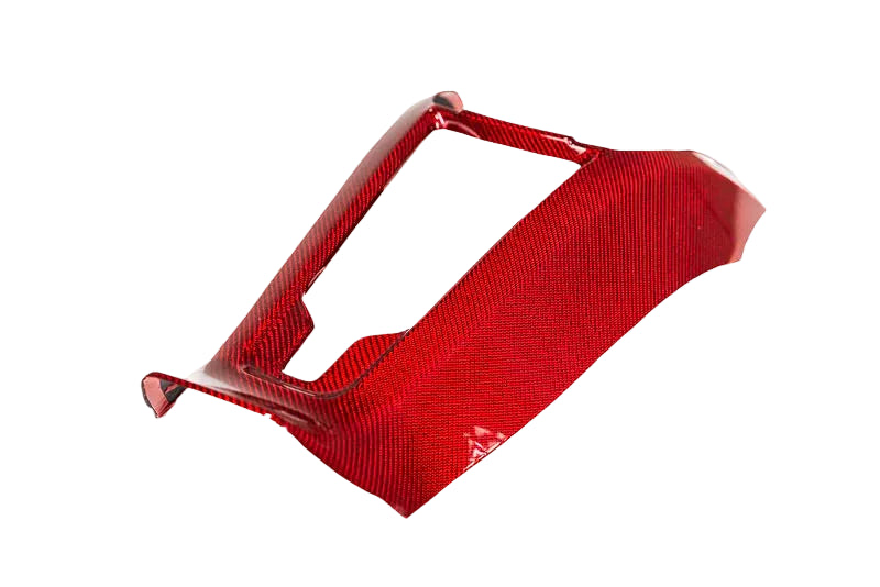 C8 Corvette Carbon Fiber Rear Waterfall Overlay - Red