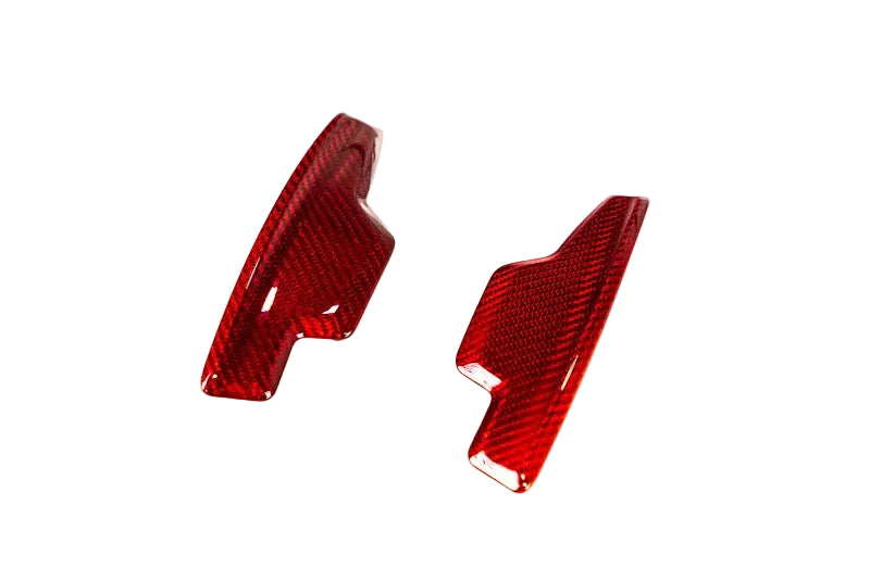 C8 Corvette Red Carbon Fiber Paddle Shifter Replacement